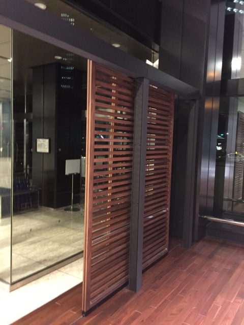 画像：内部木製障子化粧鉄骨枠